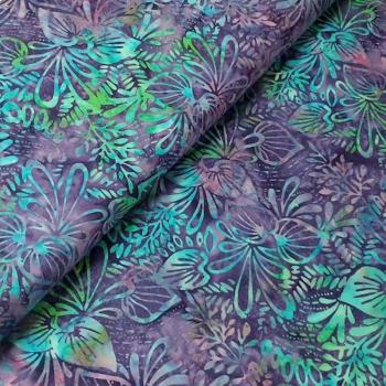PURPLE GREEN - Bdazzled - Batikstoff aus Indonesien